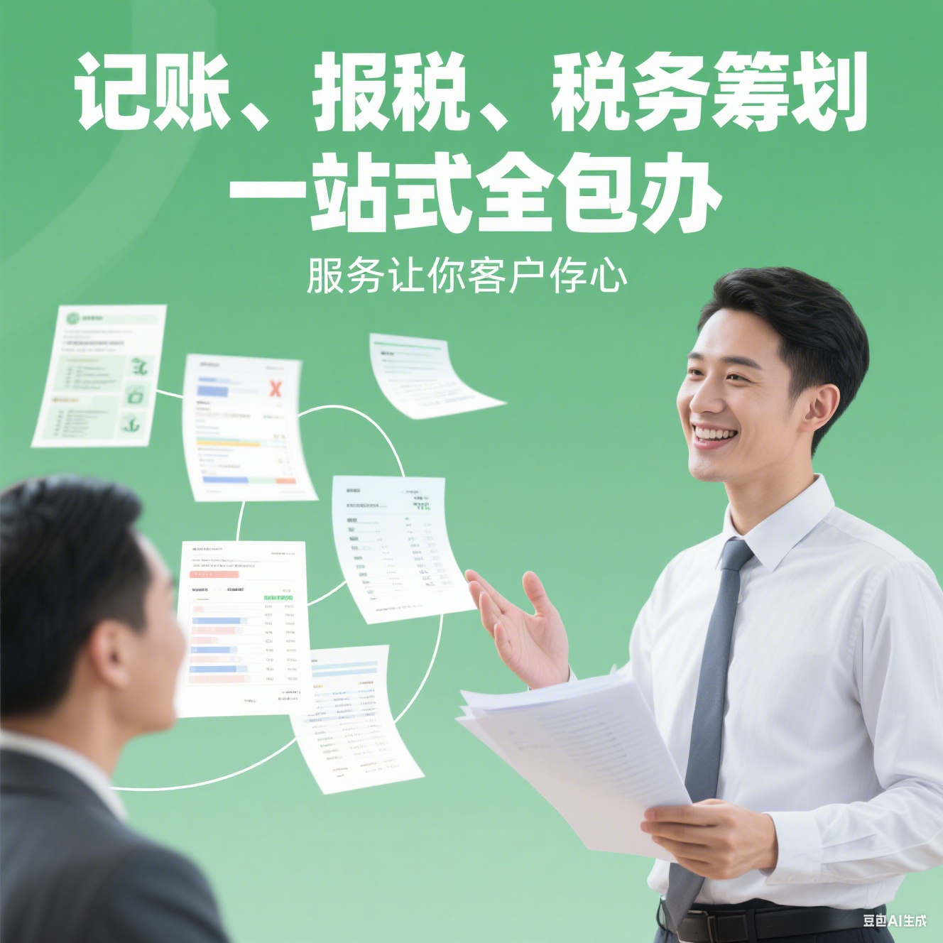 记账、报税、税务筹划一站式全包办